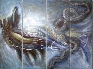 Dafen Oil Painting on canvas abstract -set073 Dafen Oil Painting on canvas abstract -set073